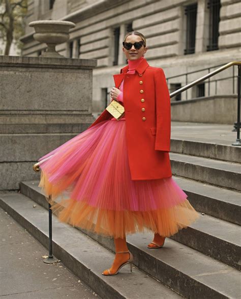 How Do You Wear It Fall 2018s Tulle Skirt Trend Fashion Bomb Daily