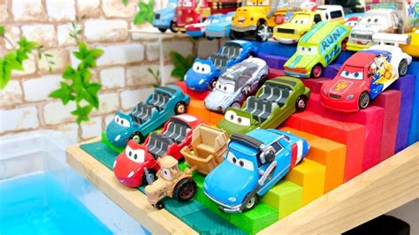 Disney Pixar Cars Various Cars Miniature Cars Roll Down A Colorful