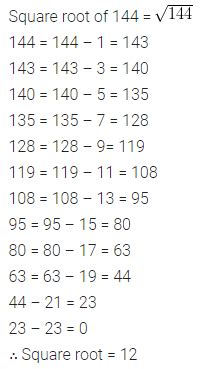 Given a number n, find its square root upto a precision p. ML Aggarwal Class 8 Solutions for ICSE Maths Chapter 3 ...