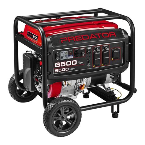 6500 Watt Gas Powered Portable Generator With Co Secure Technology Epa