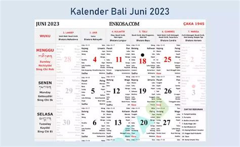 Kalender Bali Juni 2023 Lengkap Tolu Orang Bali Perbudakan