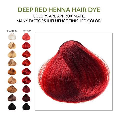 Deep Red Henna Hair Dye L The Henna Guys L Henna For Hair