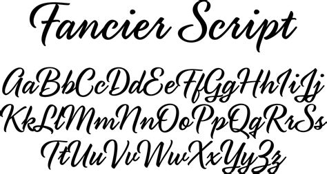 Fontsplace is the best place to download. calligraphy+fonts | of the past, Fancier Script is a bold ...