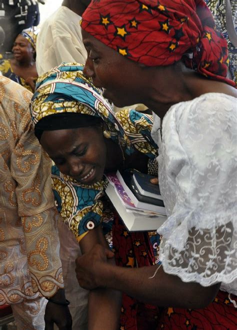 Parents reunited with freed daughters in Nigeria