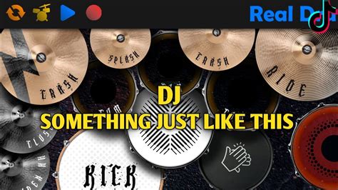 Dj Something Just Like This Tik Tok Real Drum Cover Youtube