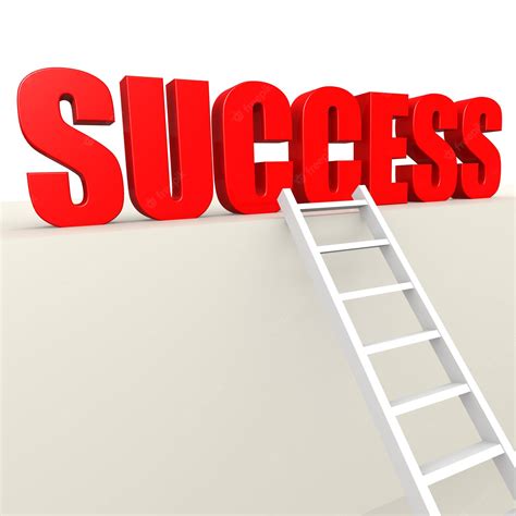 Premium Photo | Ladder to success