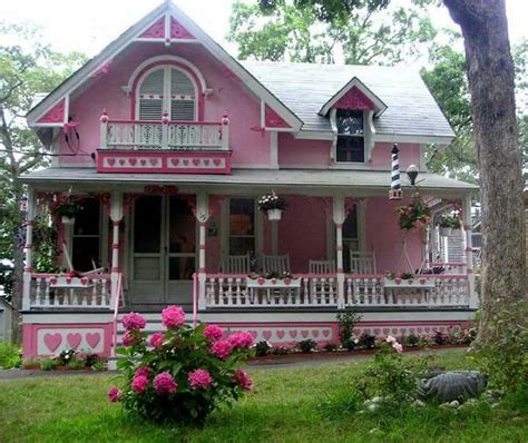 Pink Houses Pink Houses Victorian Homes Cottage