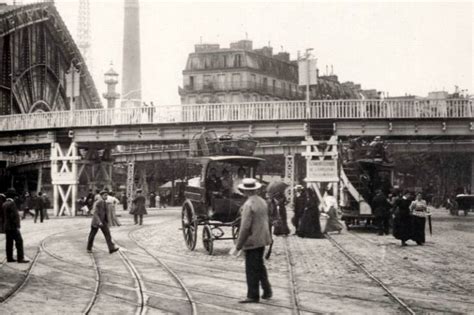 One Of The Train Station In Paris The 1890s
