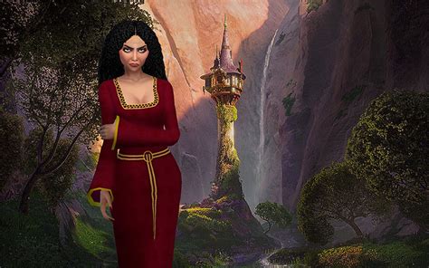 Sims 4 Rapunzel Cc From Tangled Hair Dresses More Fandomspot Parkerspot