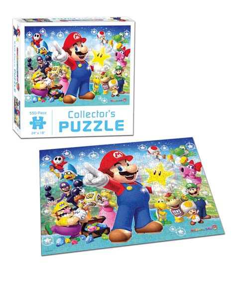 Super Mario Bros Party 9 Collectors Puzzle 550 Pieces Usaopoly