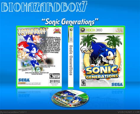 Sonic Generations Xbox 360 Box Art Cover By Biohazardbox7