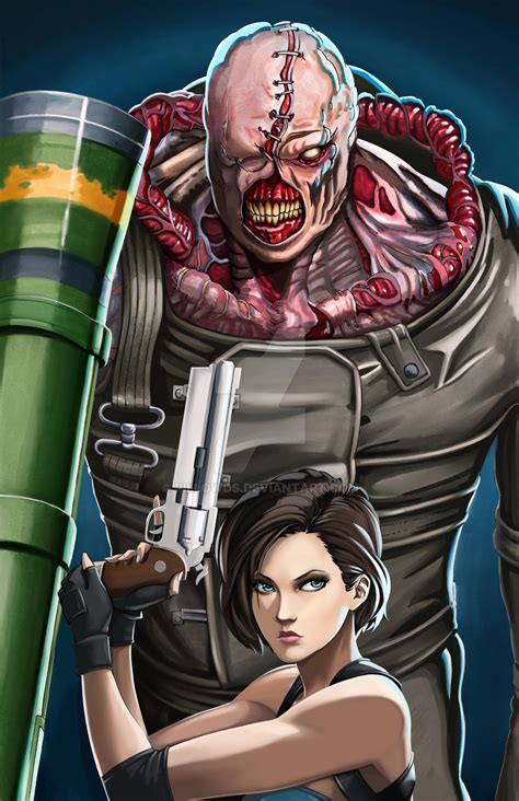 Jill X Nemesis Resident Evil By Pillowds On Deviantart