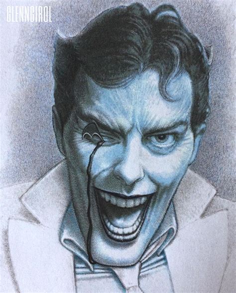 Glenn Girol On Instagram Joker Drawing After Frank Miller The Dark