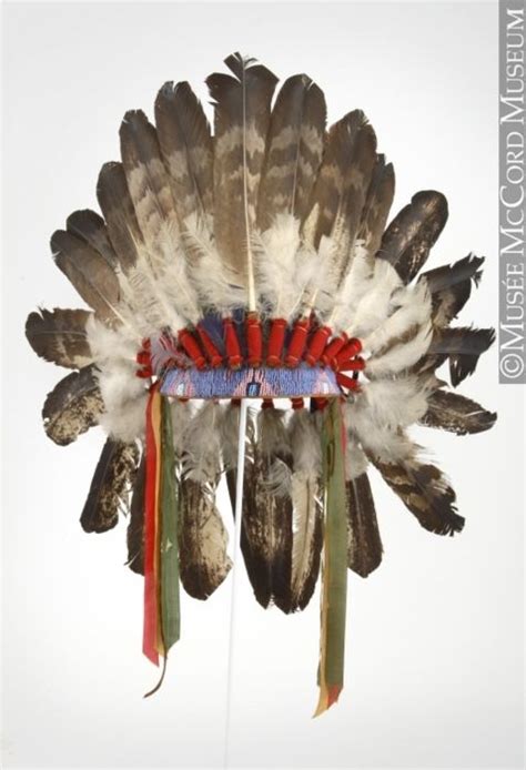 Iroquois Mohawk Headdress Via The Mccord Museum Native American