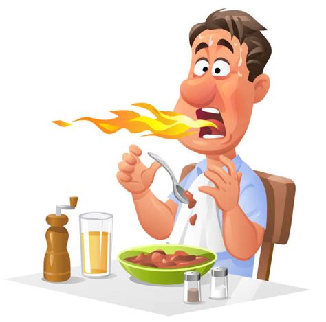 Man Eating Pepper Illustrations Royalty Free Vector Graphics And Clip Art Istock