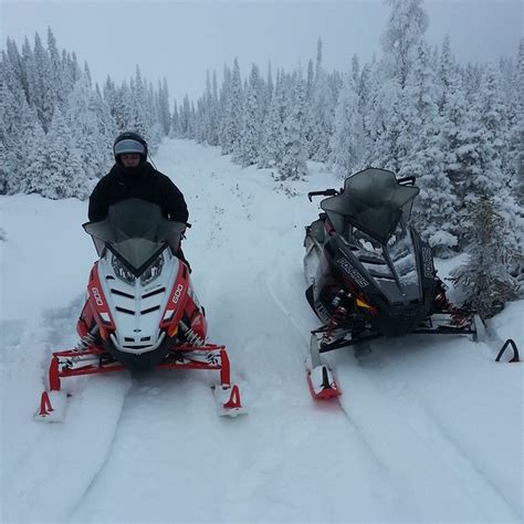 Snowmobiling In Hudson Bay Saskatchewan Snoriders