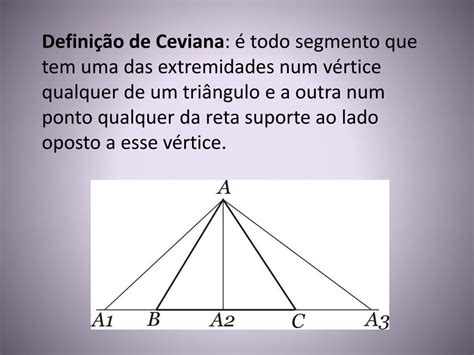 Ceviana De Um Triangulo Educabrilha