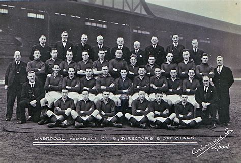 Squad Picture For The 1934 1935 Season Lfchistory Stats Galore For