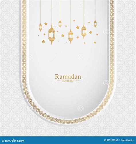 Beautiful Modern Ramadan Kareem Background For Greeting Card Poster