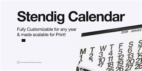 Stendig Calendar Figma