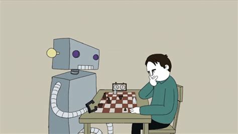 Ai Robot Human Chess Game 