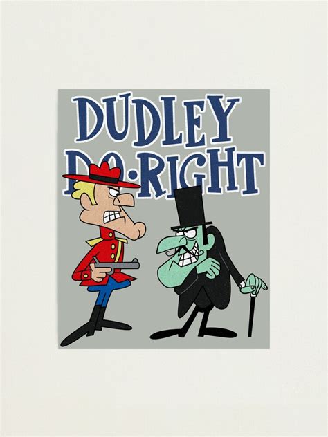 Tribute To Jay Ward Cartoons Dudley Do Right Gets The Drop On Snidely