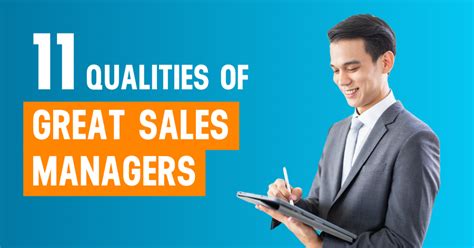 11 Must Have Qualities Of All Great Sales Managers