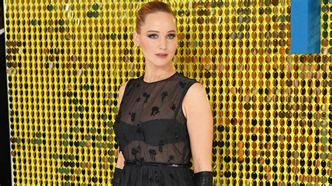 Jennifer Lawrence Stuns In Sheer Black Sequin Gown At No Hard Feelings