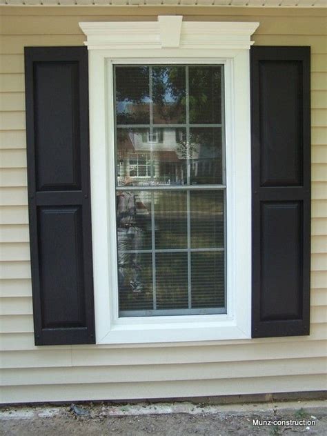 Exterior window white trim ideas. Munz Construction 215-953-8833 | Window trim exterior ...