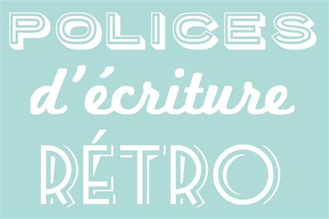 Police Décriture Rétro à Télécharger Jai Dit Oui Police D