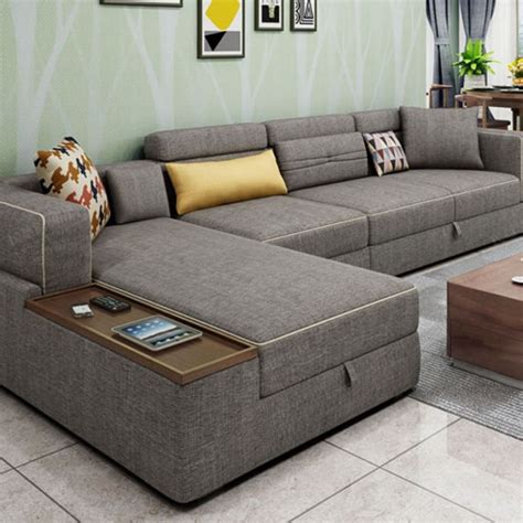 Living room designs sectional small spaces small. Small Living Room L Shape Sofa Design 2020 - WOWHOMY