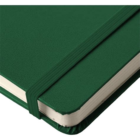 Printed Classic A5 Hard Cover Notebook Green Notebooks