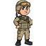 Angry Male Soldier Cartoon Vector Clipart  FriendlyStock