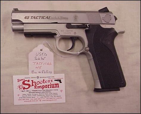 Smith And Wesson 45 Tactical Model 4583tsw 45 Acp For Sale At Gunauction