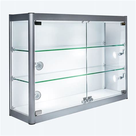 Maybe you would like to learn more about one of these? Aluminium & Glass Wall Mounted Display Cabinet 800mm W X ...