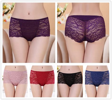 Pcs Packed Lace Seamless Sexy Modal Girl Women Briefs Panties Underpants Lingerie Underwear M