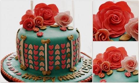 Shabby Chic Cake Decorated Cake By Devina Soman Cakesdecor