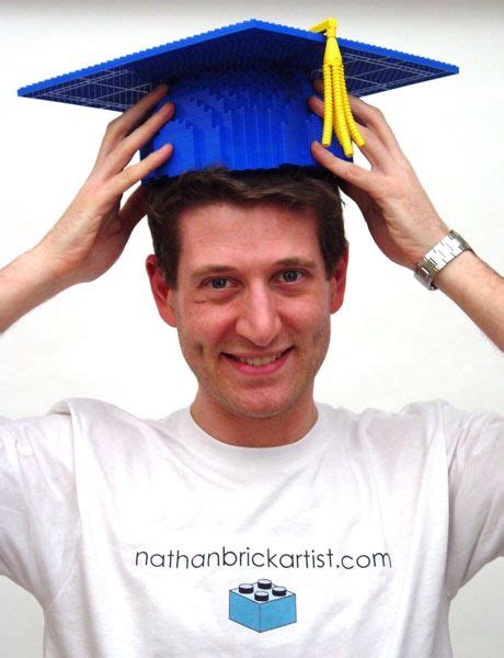 Lego Nathan Sawaya Graduation Cap And Diploma Lego