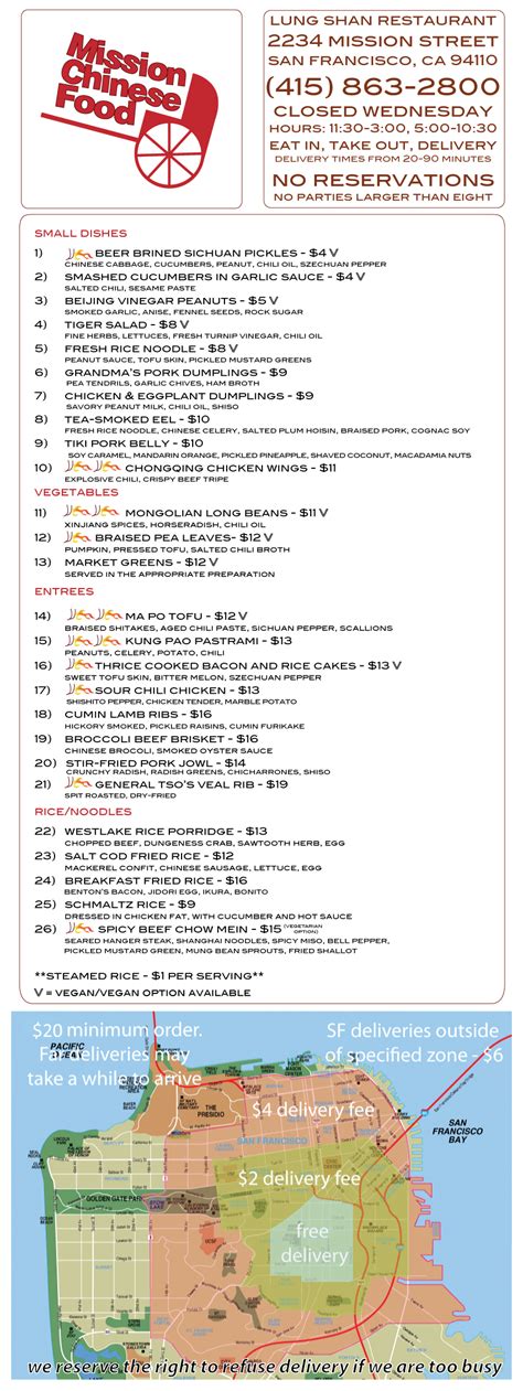 Mexican restaurant & taqueria with innovative menus and mission burritos, san francisco eat at our place. Mission Chinese Food | Mission chinese food, Chinese food ...