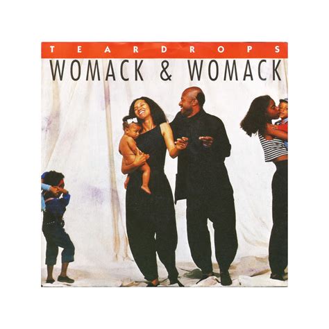 Womack And Womack ‎ Teardrops 1988 Island Records ‎ 111 542 Single