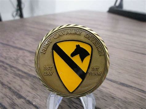 Us Army 1st Cavalry Division Fort Hood Texas Challenge Coin 360l Ebay