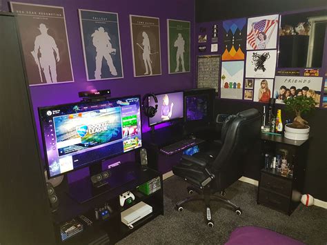 In this case, you'll want the larger version of the console. Best Trending Gaming Setup Ideas #ideas #PS4 #bedroom #Xbox #mancaves #computers #DIY #Desks # ...