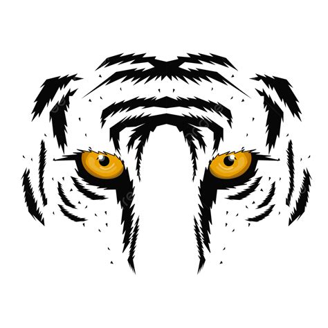 Tiger Eyes Vector Black For Print Eyes Tiger T Shirts Png And Vector