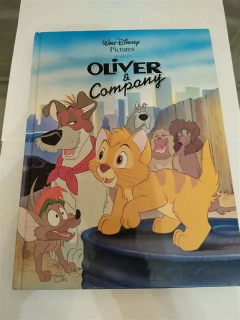 Walt Disney Gallery Books Oliver And Company 1990 Hardcover Picture