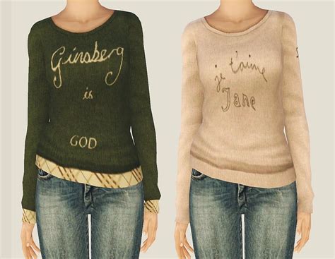 My Sims 3 Blog Sweatshirts Poses And Tattoos By Wundersims