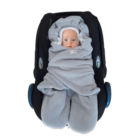 Winter wattiert impact blanket velvet with filling for baby carrier car seat forest, thin e.g. Baby Fleece Fußsack für Winter oder Übergangszeit ...