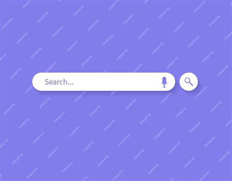 Premium Vector Search Bar Design Element Search Bar For Website And