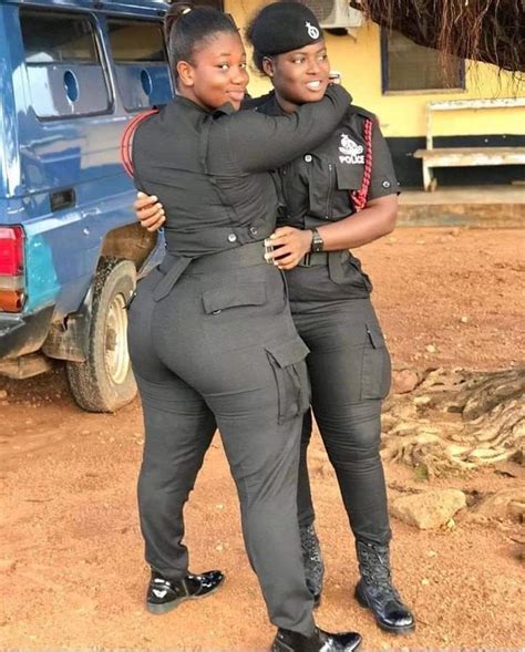 Young Beautiful Nigerian Police Woman Celebrates Her