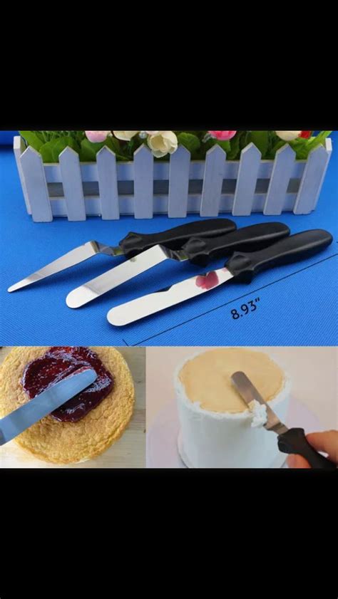 3pcs set painting knife palette stainless steel scraper spatula for artist oil. Palette Cake Knives | Cake knife, New toys, Cake