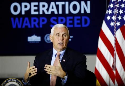 Mike Pence In Memphis Tout Operation Warp Speed Vaccine Distribution